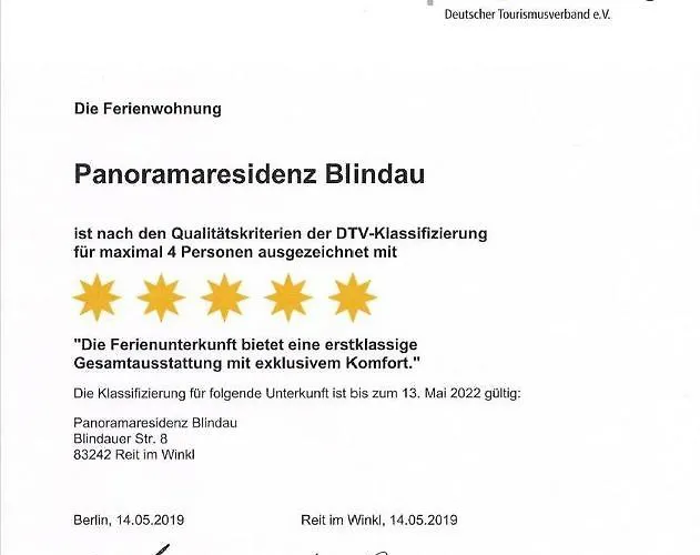 Panoramaresidenz Blindau Reit im Winkl